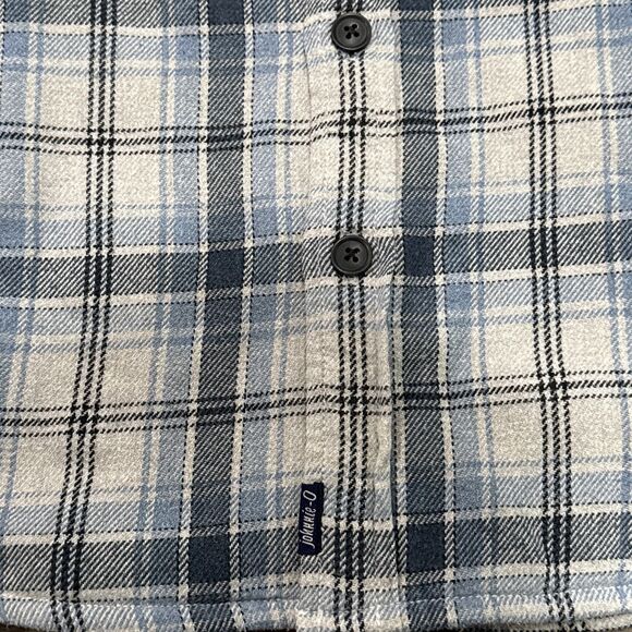 JOHNNIE-O Men’s MED Wake Plaid Shacket Flannel Sherpa Lined Button Up Jacket - Picture 9 of 13